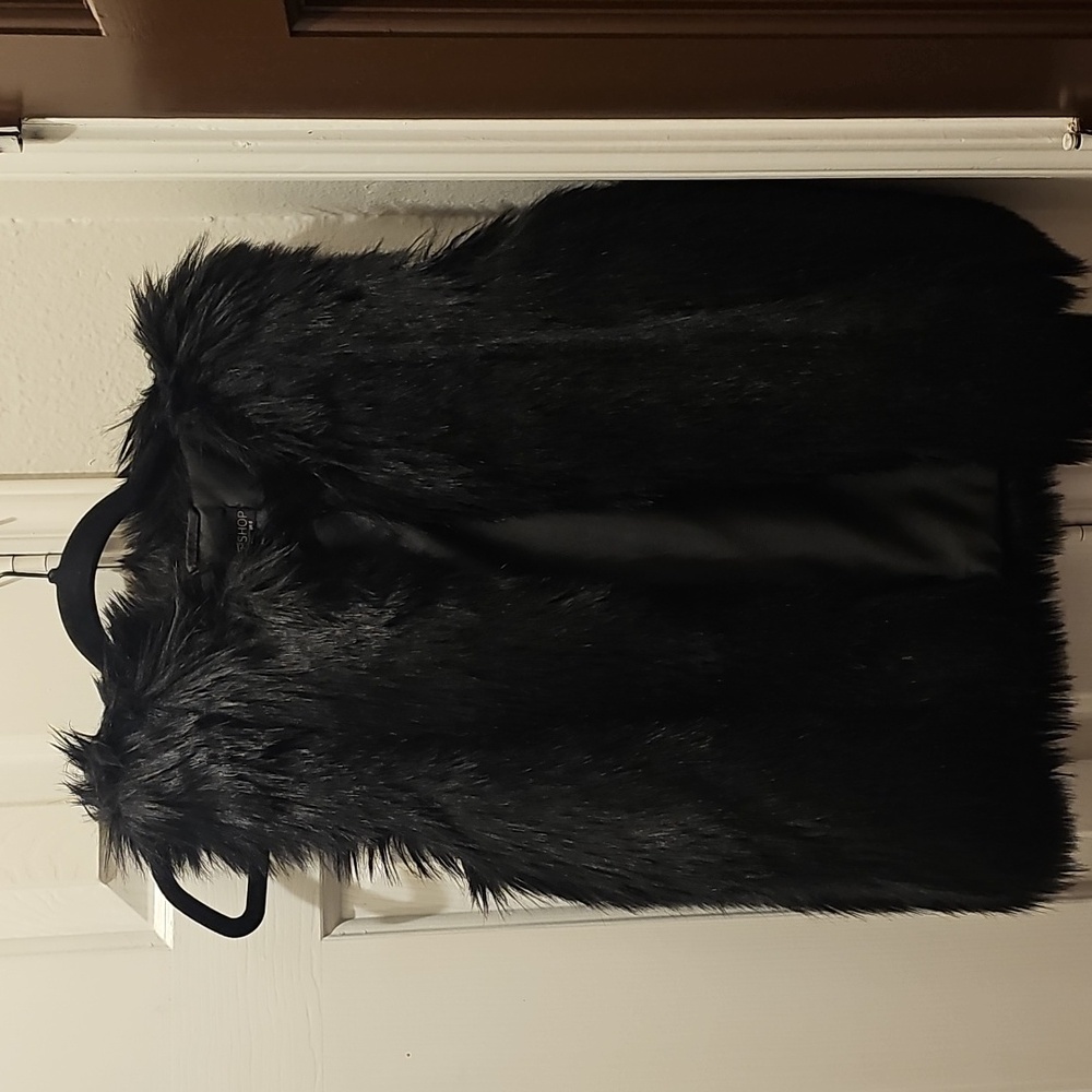 Topshop Black Vest